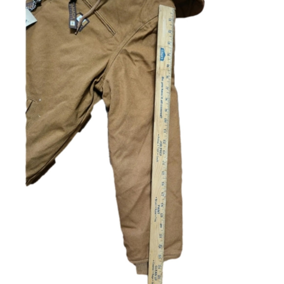 Canada Workgear Mens Jacket Work Coat Brown Heavy Duty Hooded Winter OMCW422 NEW - Picture 11 of 16